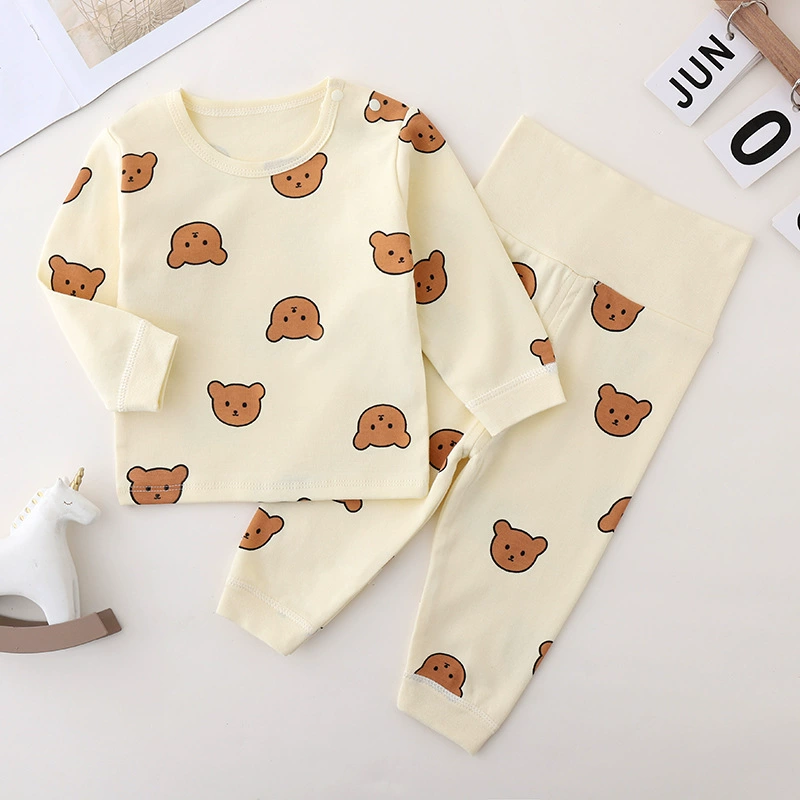 Детский осенний костюм осенние брюки 0-4 года ребенок два комплекта весенне-осенний новый домашний костюм пижамы
