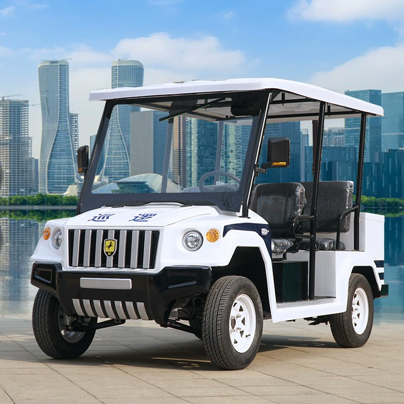 Электрический патрульный автомобиль, транспорт для туристических объектов, транспорт для обеспечения безопасности объектов и городского управления, двухрядный 5-местный, трехрядный 8-местный, малогабаритный.