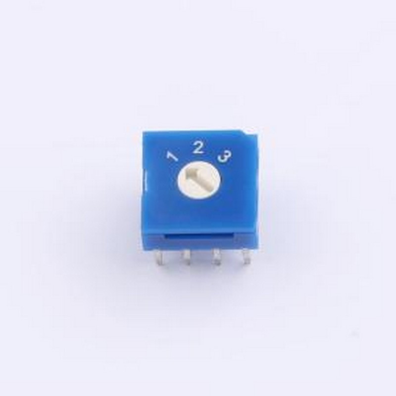RS8130H 旋转开关 旋转选择开关 1-3档 插件-8P,9.9x9.9mm
