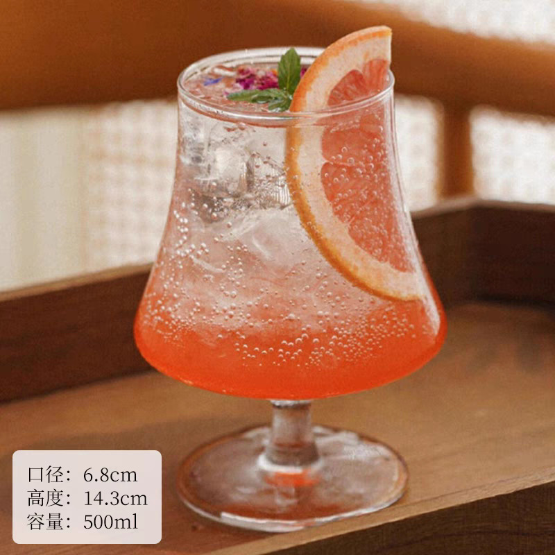 インスタイルインターネットセレブジュースカップガラスミルクティーカップドリンクカップドリンクカップカクテルカップフルーツティーカップ|undefined
