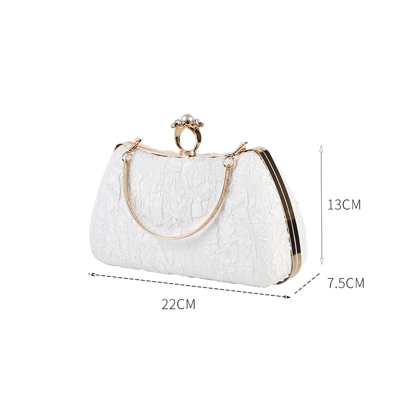 Bolso de noche de diamantes de imitación nuevo bolso retro cheongsam bolso de cadena elegante de moda todo fósforo fabricantes de comercio electrónico transfronterizo