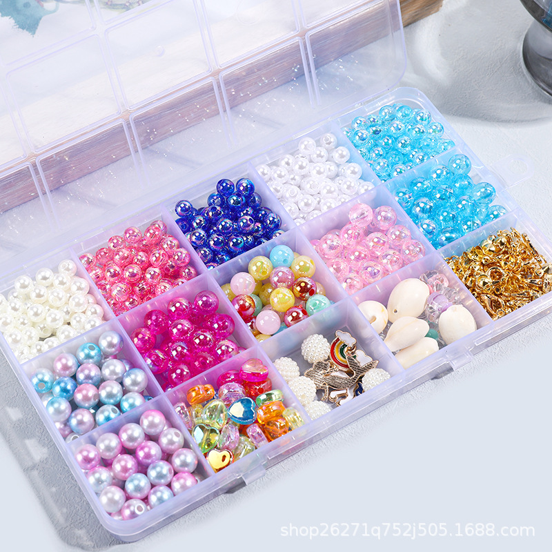 Joyería con cuentas que hace la pulsera de la muchacha que hace el kit de la sirena de perlas de regalo de Navidad DIY joyería