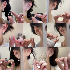 热卖爆款气质甜美精致高级感耳饰小众简约时尚百搭小清新耳扣耳饰