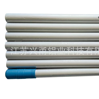 家用泳池清洁工具伸缩杆铝型材圆管多节拼接杆捞叶网框连接杆铝杆