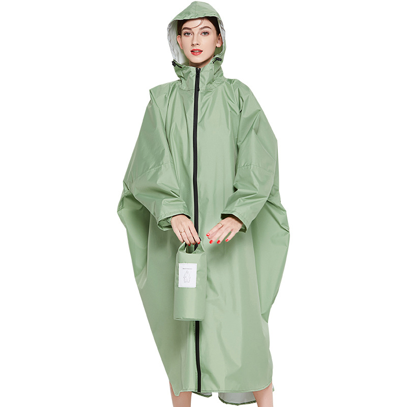Japonés y coreano Taiwán moda adulto ciclismo impermeable al aire libre hombres y mujeres pareja engrosada Amazon poncho agente de comercio exterior