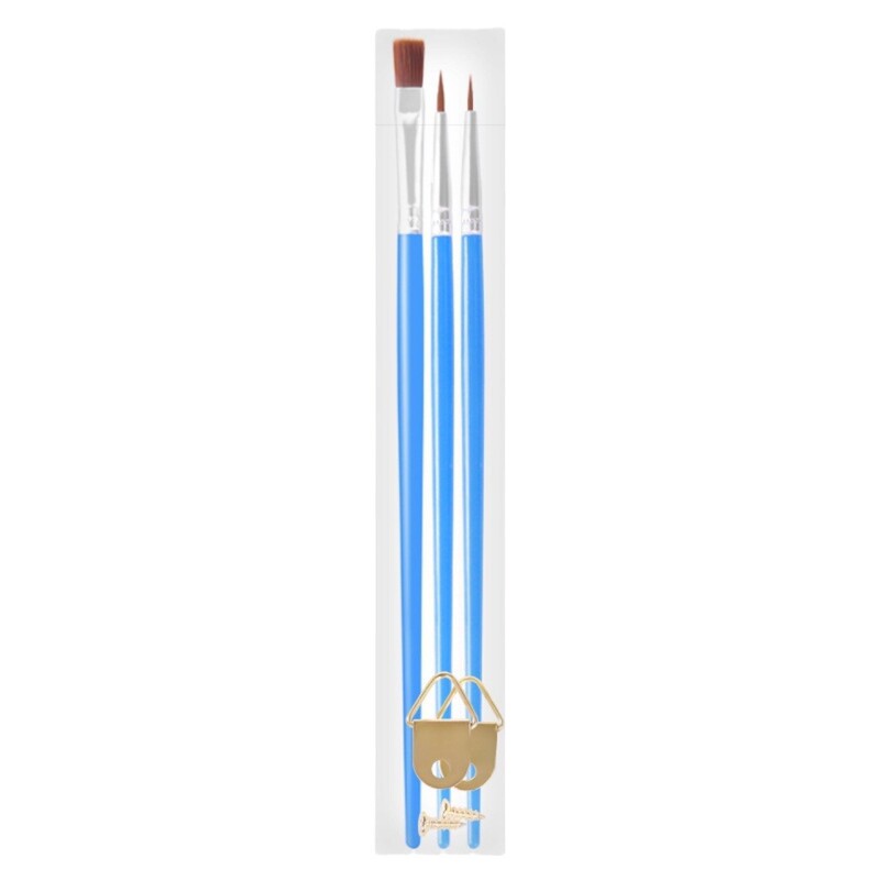 デジタル油絵フックペン3本、顔料充填専用ブラシセット、子供用落書き絵画ブラシ卸売|undefined