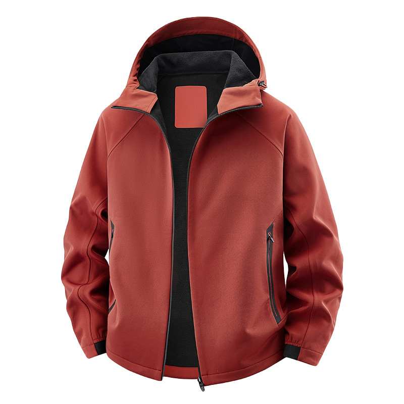 Spring and Autumn New Style Heat-Sealed Outdoor Mountaineering Jacket, Windproof, Waterproof, Stain-Resistant, Breathable and Comfortable Outdoor Soft Shell Jacket