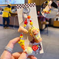 Acessórios de pingente de boneca boneca feita à mão diy estrela bonito frisado telefone móvel pingente de carro chaveiro pingente de boneca 15