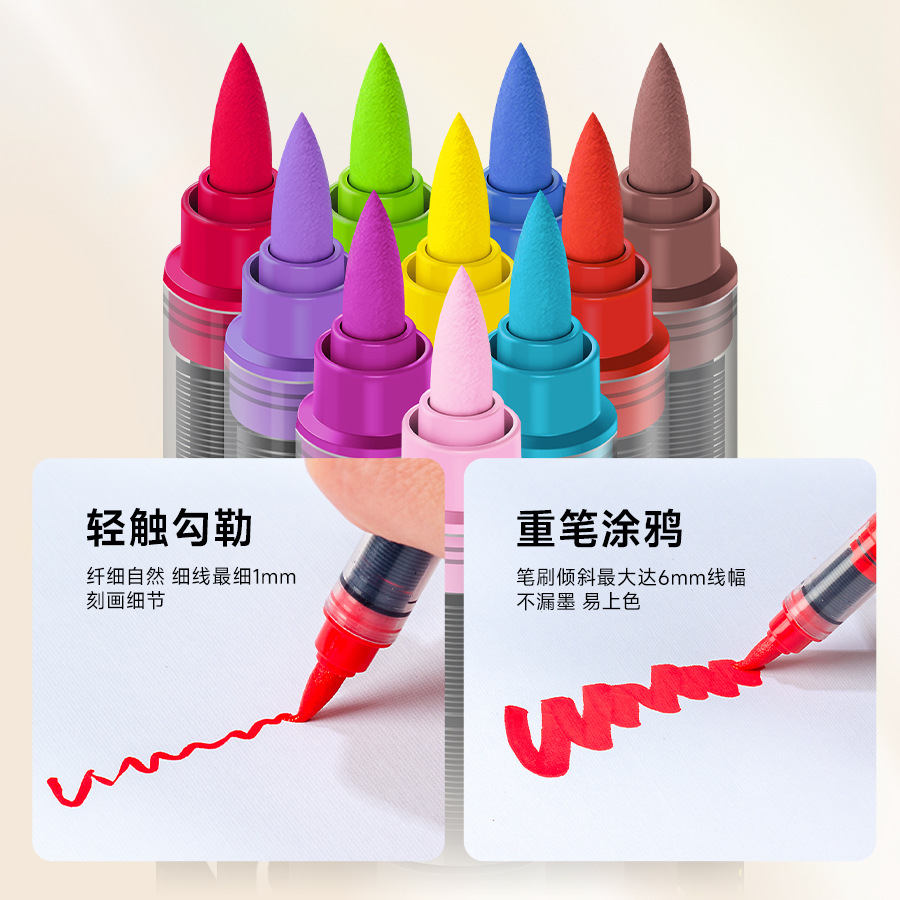 Flysea cruzando el océano 4901 pluma de acrílico líquida directa de gran capacidad se puede apilar papel opaco pincel de pintura de graffiti