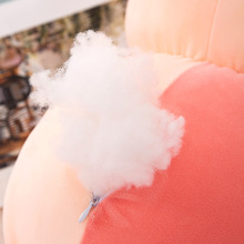 羽绒棉毛毛虫猪猪长条睡觉夹腿抱枕安抚布娃娃趴款小猪毛绒玩具