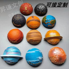 新款卡通星球立体树脂磁性冰箱贴旅游纪念居家装饰厂家批发