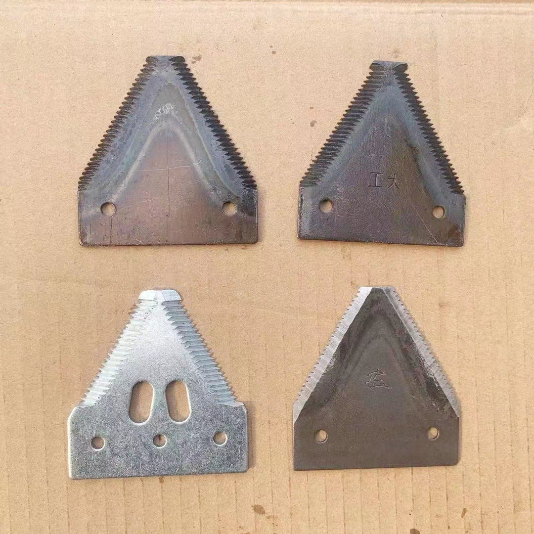 福田雷沃 小麦收割机沃得锐龙收割机刀片标一 标一加厚 五孔 刀片