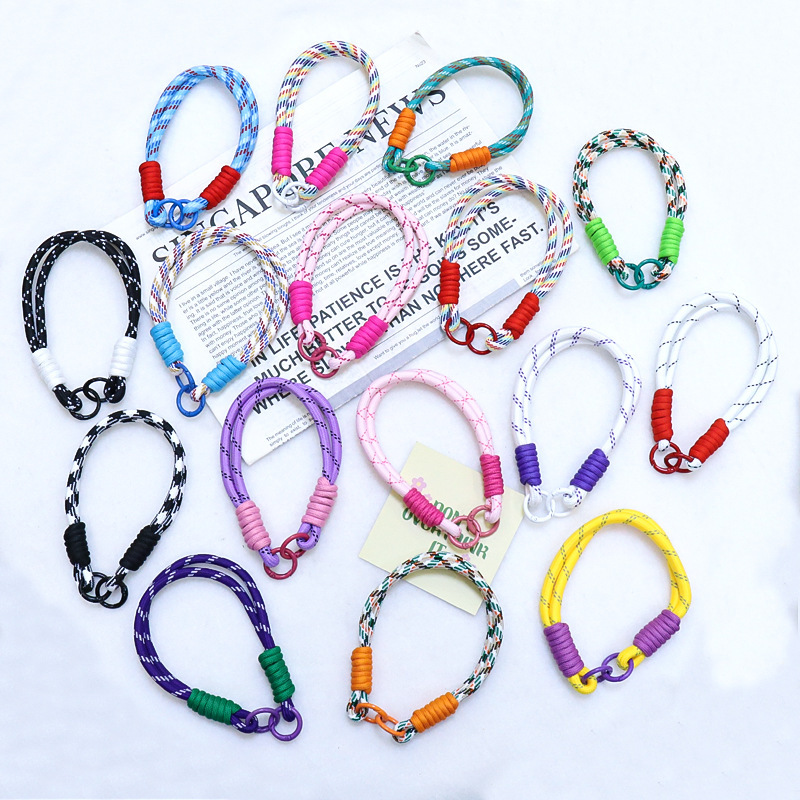 Huayang Mobile Phone Case Accessories Rope Pendant Short Anti-Fall Ccd Camera Lanyard Bag Pendant Sling Mobile Phone Lanyard