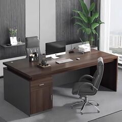オフィスデスク ボスデスク ホームコンピュータデスク デスクトップ シンプル モダン オフィススタッフ スタッフデスクと椅子 テーブルデスク