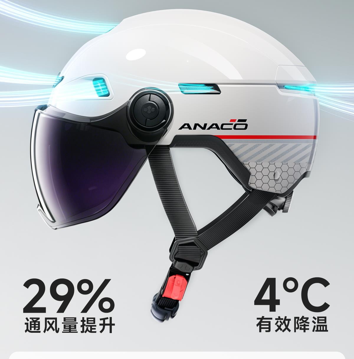 Two Little Bees 3C Certified Electric Motorcycle Safety Helmet for Men and Women, Summer Sun Protection Half Helmet, Suitable for All Seasons