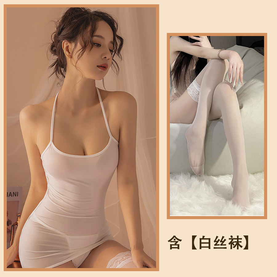 흰색 + 흰색 스타킹