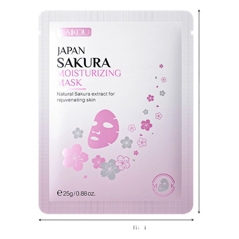 Увлажняющая маска LAIKOU Sakura 25г, увлажняющий патч, увлажняющая маска для лица, кросс-бордерная торговля
