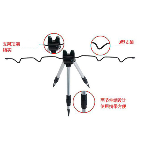 Tripod fishing rod holder, sea rod stand, spinning rod valve rod, surfcasting rod, telescopic rod multifunctional stand