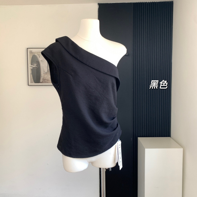 シドニーホリデー超快適なオフショルダースリムウエストトップTシャツ|undefined
