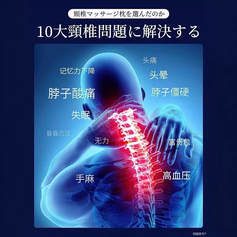 【頚椎神器】富貴包専用矯正器C型磁石頚椎枕修復曲度富貴包首|undefined