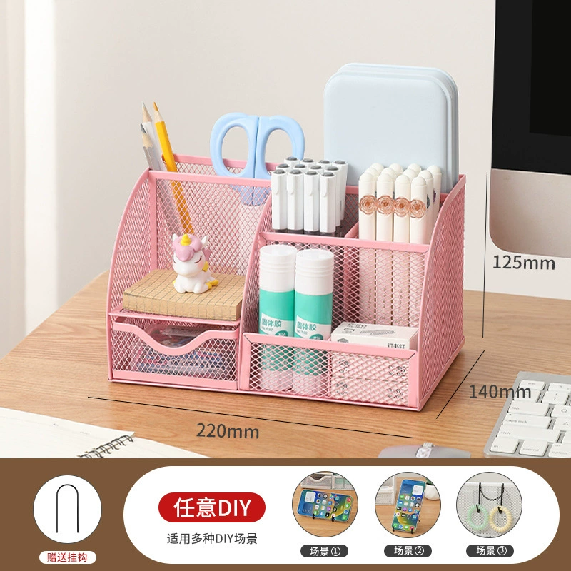 Metal universal high quality pens holder, storage box