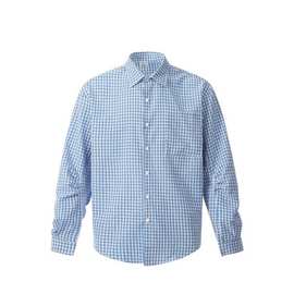 美式港风长袖衬衫ins衬衫男女生春秋款潮流百搭休闲宽松衬衣 外套