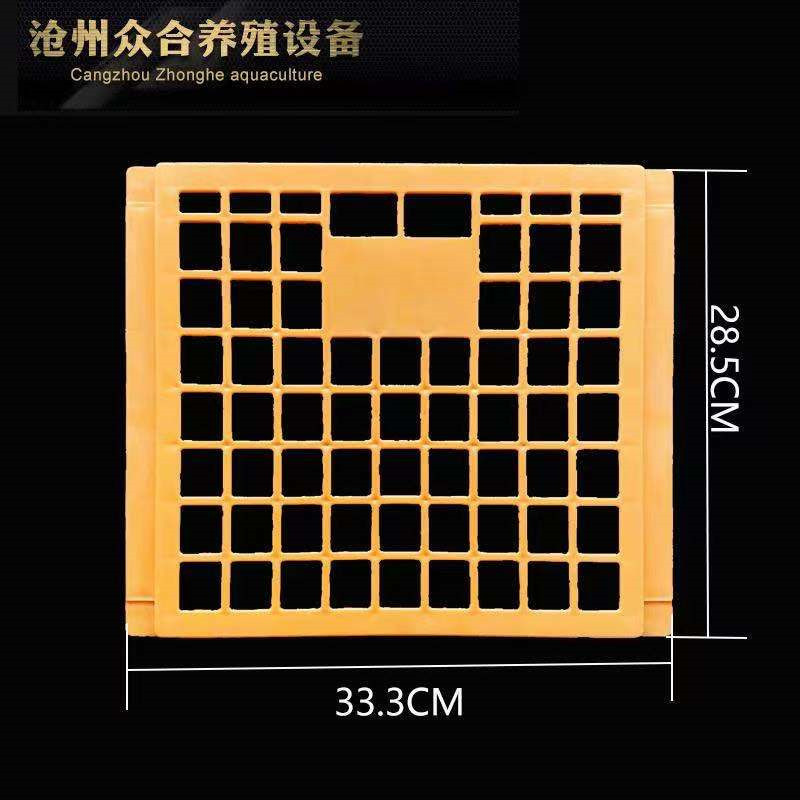 Jaula de pollo de plástico engrosada jaula de transporte de pollo, pato y ganso jaula de transporte de aves de corral vivas rectangular caja de facturación de la cesta de pollo