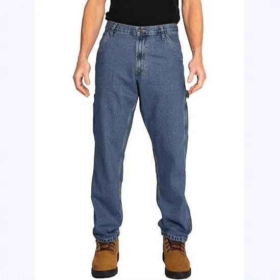 All-Blue Carpenter Jeans, Loose Fit, Practical Pockets and Hammer Loop All-Blue Carpenter Jeans, Loose Fit, Practical Pockets and Hammer Loop