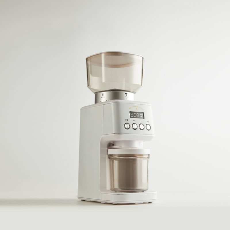 コーヒー豆研磨機コーヒー粉粉砕機全自動家庭用ハンドプレス式電子制御定量コーヒー豆粉砕機|undefined