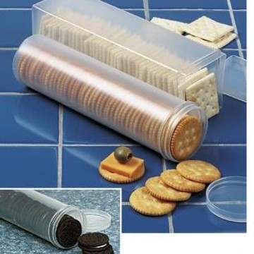 Caja de plástico fresco caja de pastelería transparente galletas papas fritas crujiente pastel de Luna titular de comida cuadrado redondo sellado tarro caja de embalaje