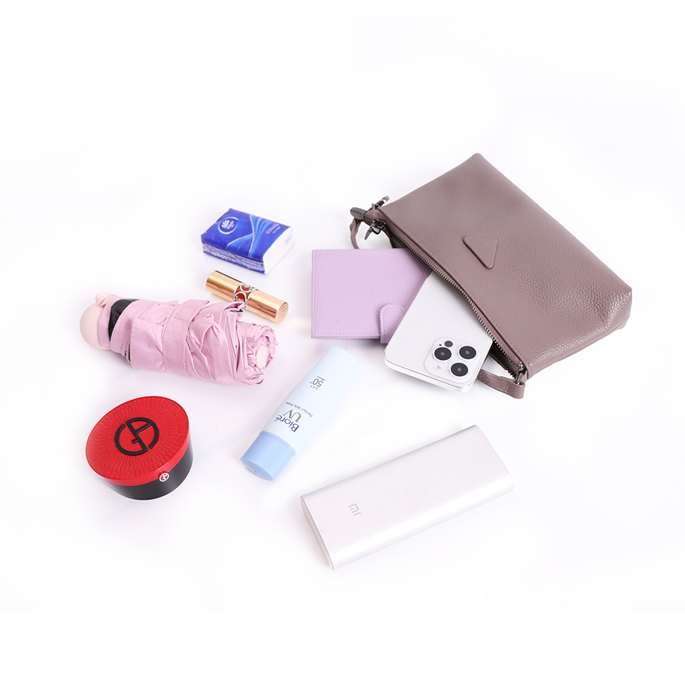 Fashion Large Capacity Small Square Bag For Women 2025 New Genuine Leather Simple Shoulder Crossbody Bag Versatile Handbag For Commuting - Thumbnail 5