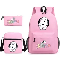 Nuby, Snoopy, набор, вместительный дорожный рюкзак для мужчин и женщин для путешествий, комплект из 3 предметов