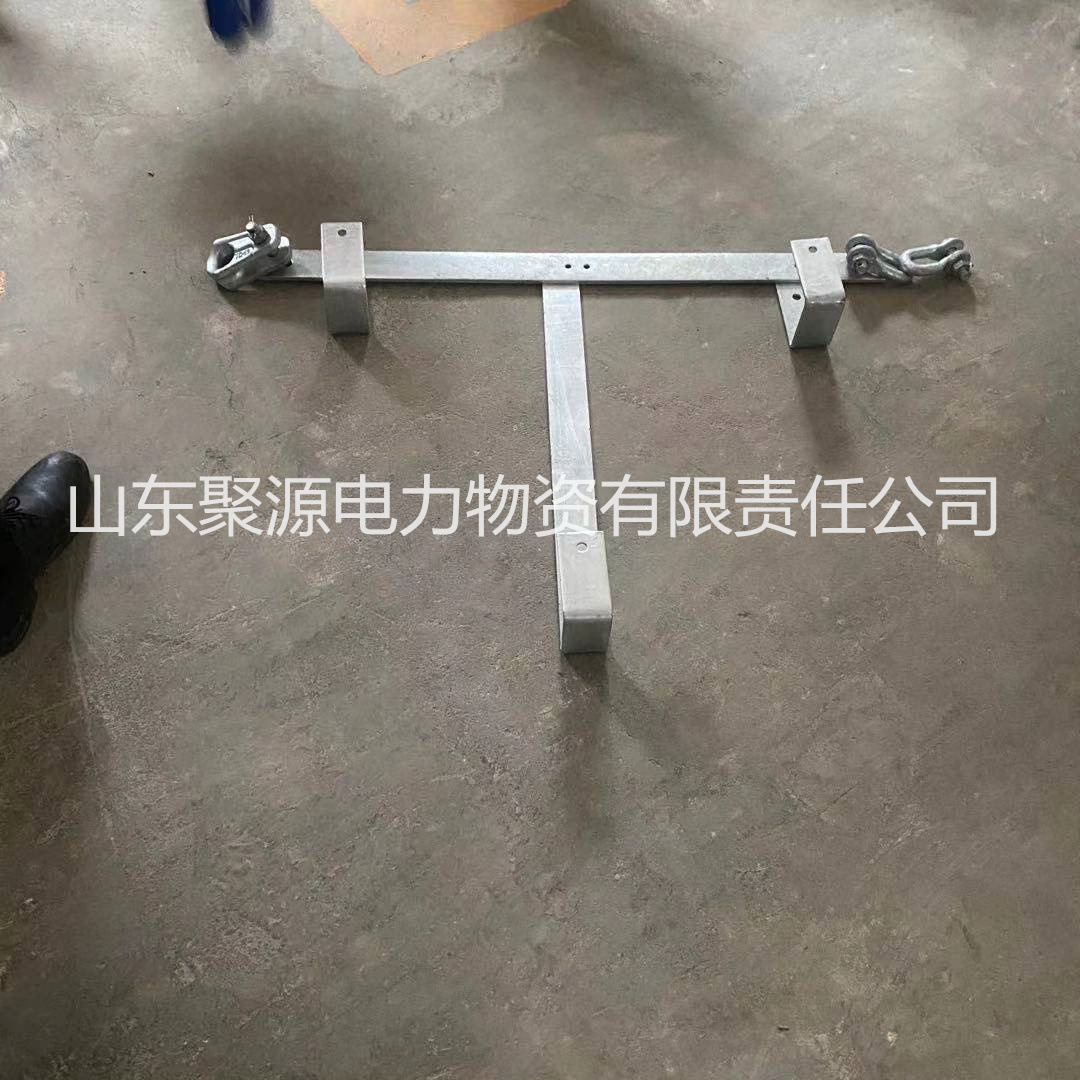 厂家批发OPPC光缆剩余盘线架 T型余缆架安装 盘线架架空安装图示