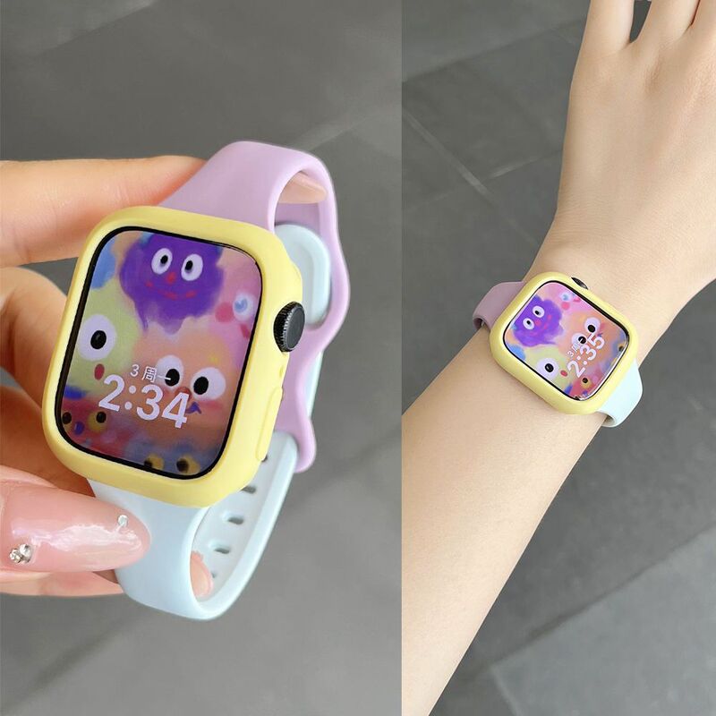 For Apple Apple iWatchSE10S98765432 Watch with Color-matching Sports Silicone Comfortable Waist For Apple Apple iWatchSE10S98765432 Watch with Color-matching Sports Silicone Comfortable Waist