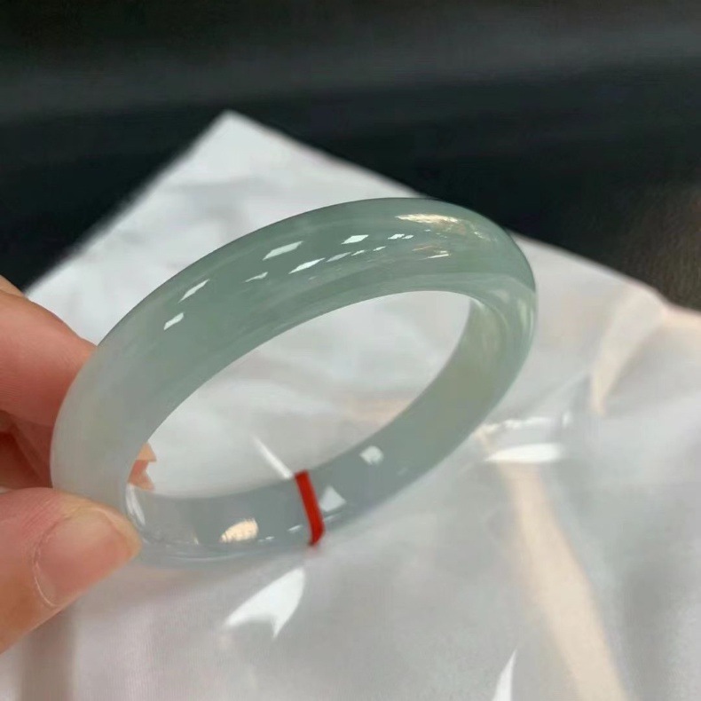 Vòng tay ngọc bích tự nhiên Miến Điện cao cấp, đường kính trong 52–64 mm chi tiết 8