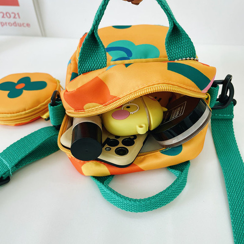 Children's bag cartoon dinosaur fashionable baby girl crossbody bag stylish cute girls' shoulder bag children's coin purse