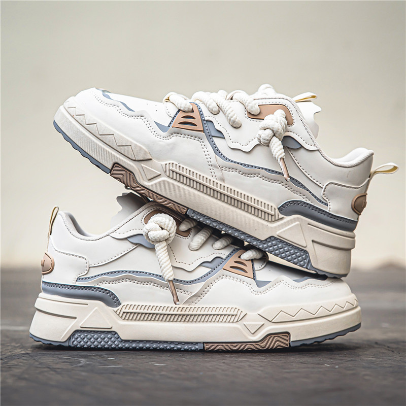 板鞋时尚潮流小众厚底潮鞋韩版网红百搭运动休闲鞋跨境休闲男鞋