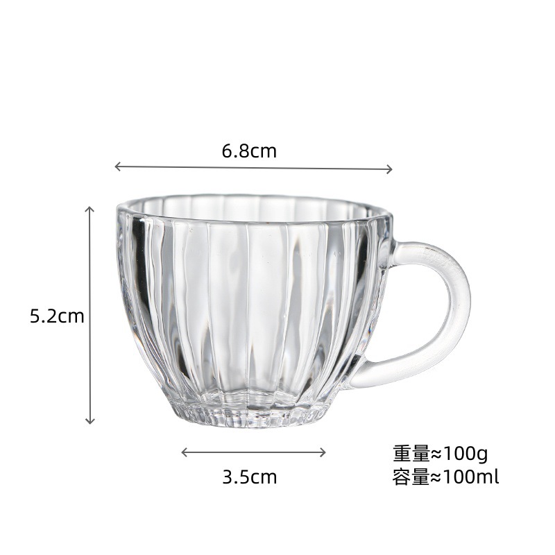 Conjunto de tazas de té de vidrio tazas de té de kung fu tazas de té de vidrio tazas pequeñas tazas de té mini transparentes tazas de té resistentes al calor