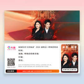 明星演唱会纪念门票邀请函印刷 大麦纸质纪念票根猫眼登船票定 做