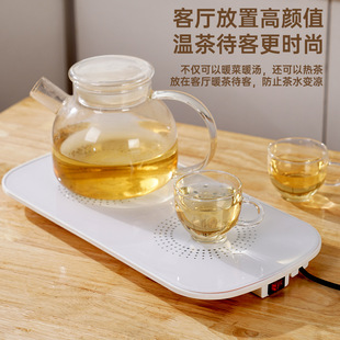 Multi-functional heating cutting board household hot cutting board intelligent constant temperature milk hot food artifact heating food insulation board cross-border