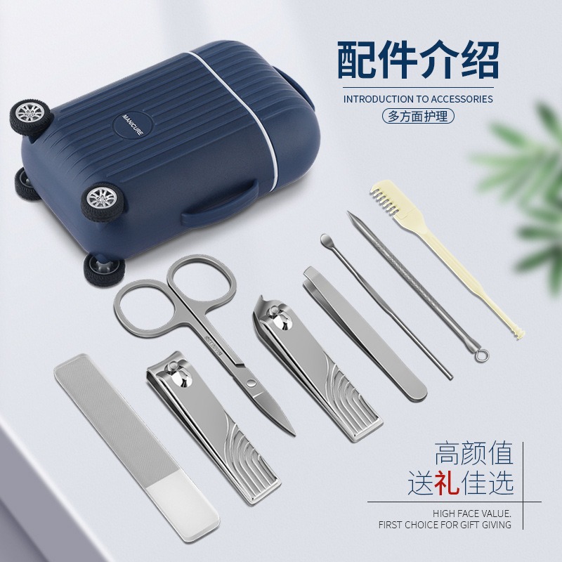 Set Cortaúñas 8 Piezas - Mini Viaje