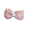Brand fashionable shiffon cloth, hairgrip with bow, advanced crab pin, hair accessory, light luxury style, high-quality style