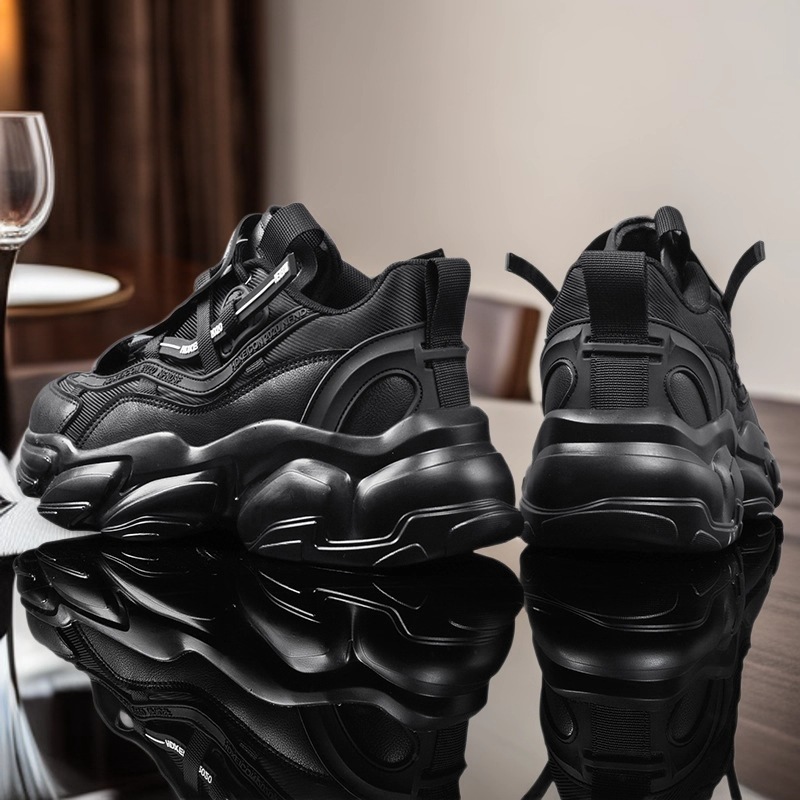 Zhendian Zhibao thick bottom all-match height increasing daddy shoes men's 2024 spring and autumn popular couple fashion ins casual sneaker