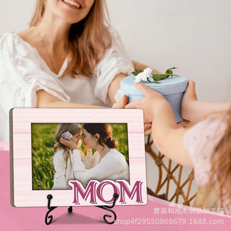 Cross-border New Mother's Day Gift Photo Frame Table Decorative Photo Frame Mother's Day Bedroom Ornaments