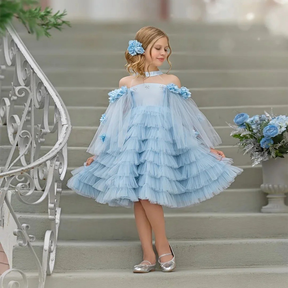 blue small princess costume