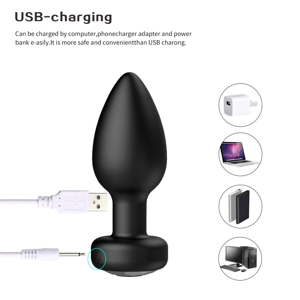 Anal plug vibrator, wireless remote & app versions, mini 9×4 cm, 47 g