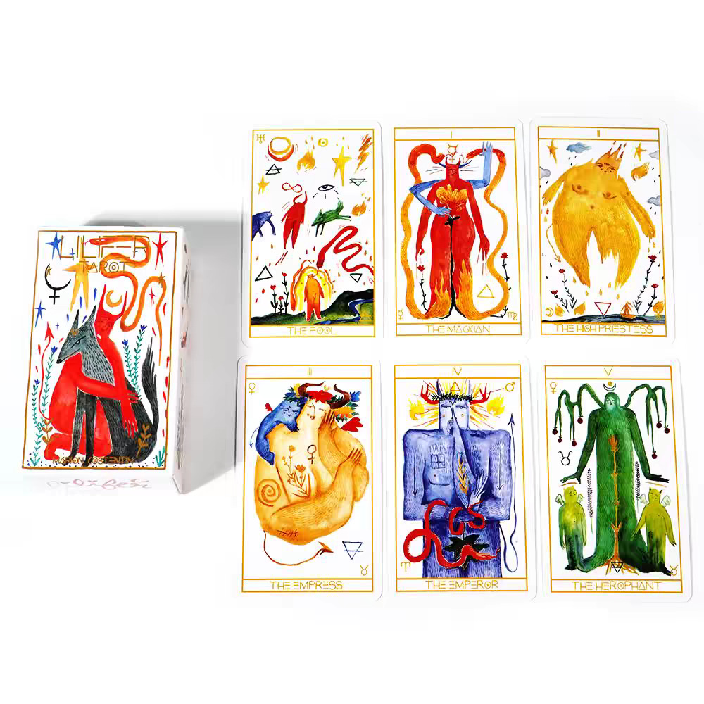 Lilifer Tarot Card Game English Edition Professional Board Game_voghion.com