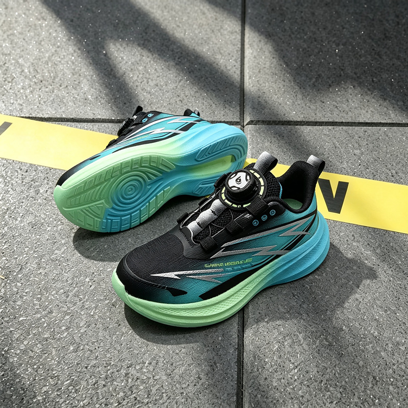 Zapatillas de Running para Niños Tallas 32-37 de Malla y EVA Transpirable Ligero para Uso Diario