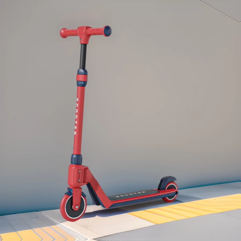 Hot-Selling Infinitely Adjustable Customized Two-Wheel Pu Lighted Kidsren's Scooter for Boys and Girls, Lightweight Balance Car