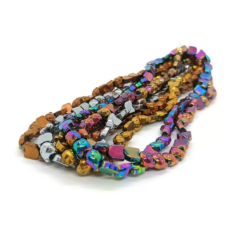 Multicoloured colorful beads, accessory, accessories, 8mm, wholesale